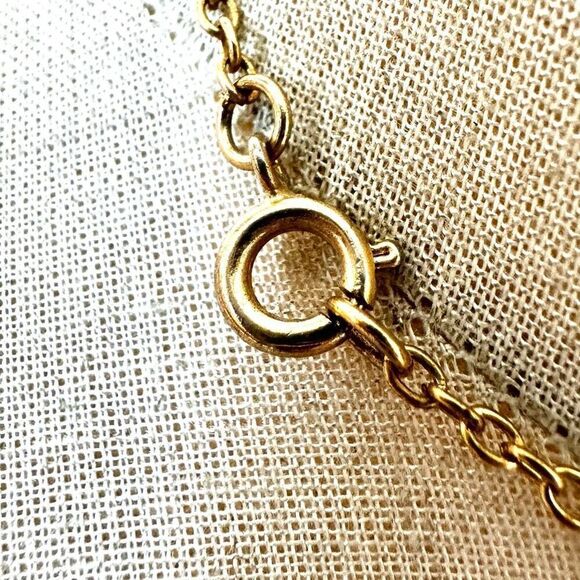 Yellow  glass hand painted beaded choker necklace - Picture 6 of 7